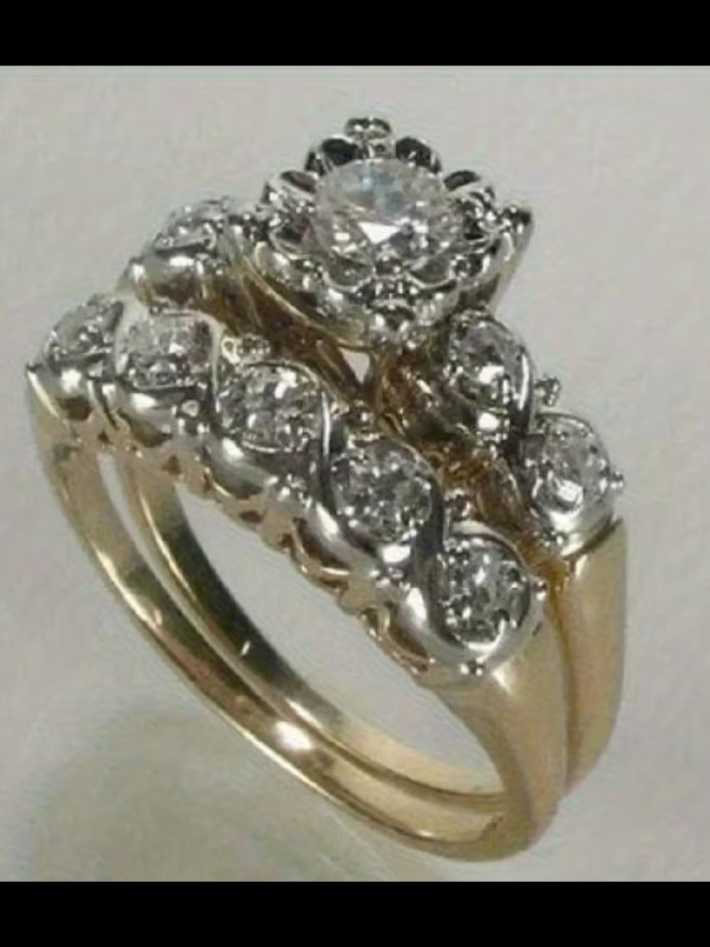 Classic Two-Tone Women's Ring